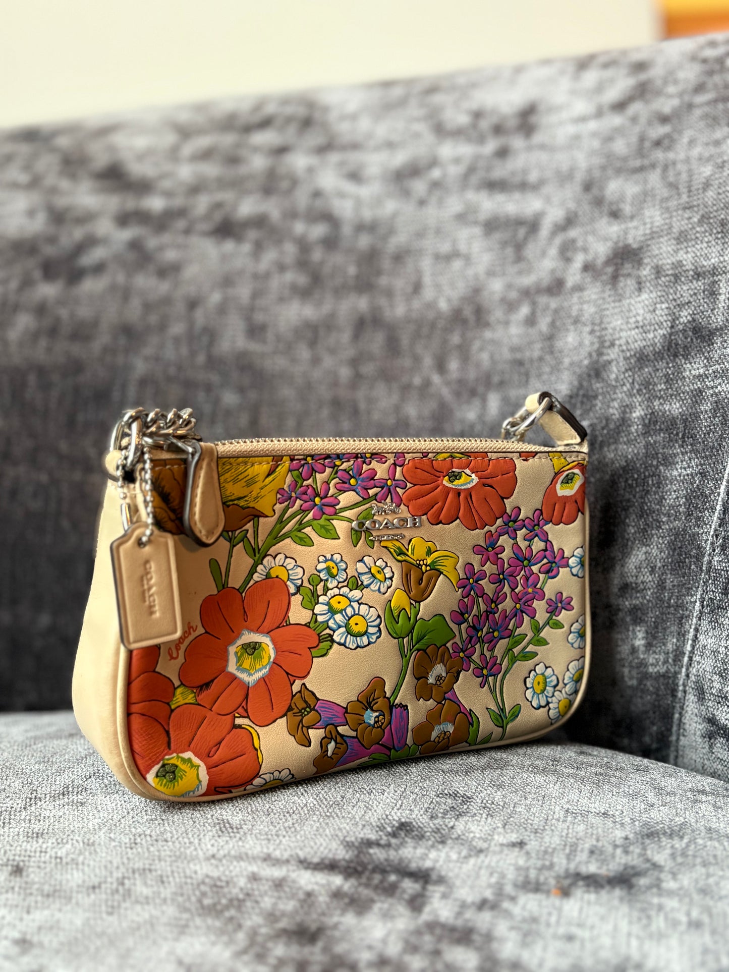 Coach Nolita with flora print