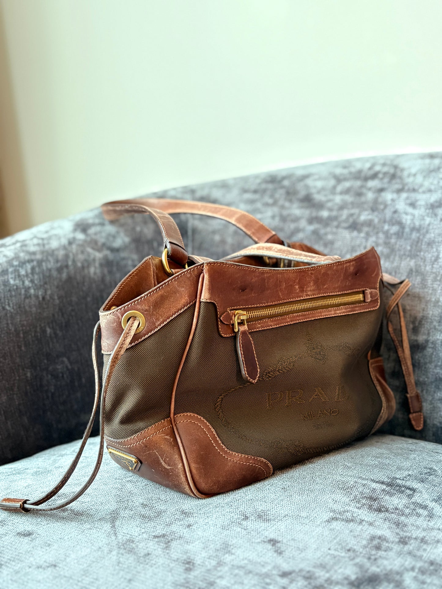 Vintage Prada Tessuto Canvas