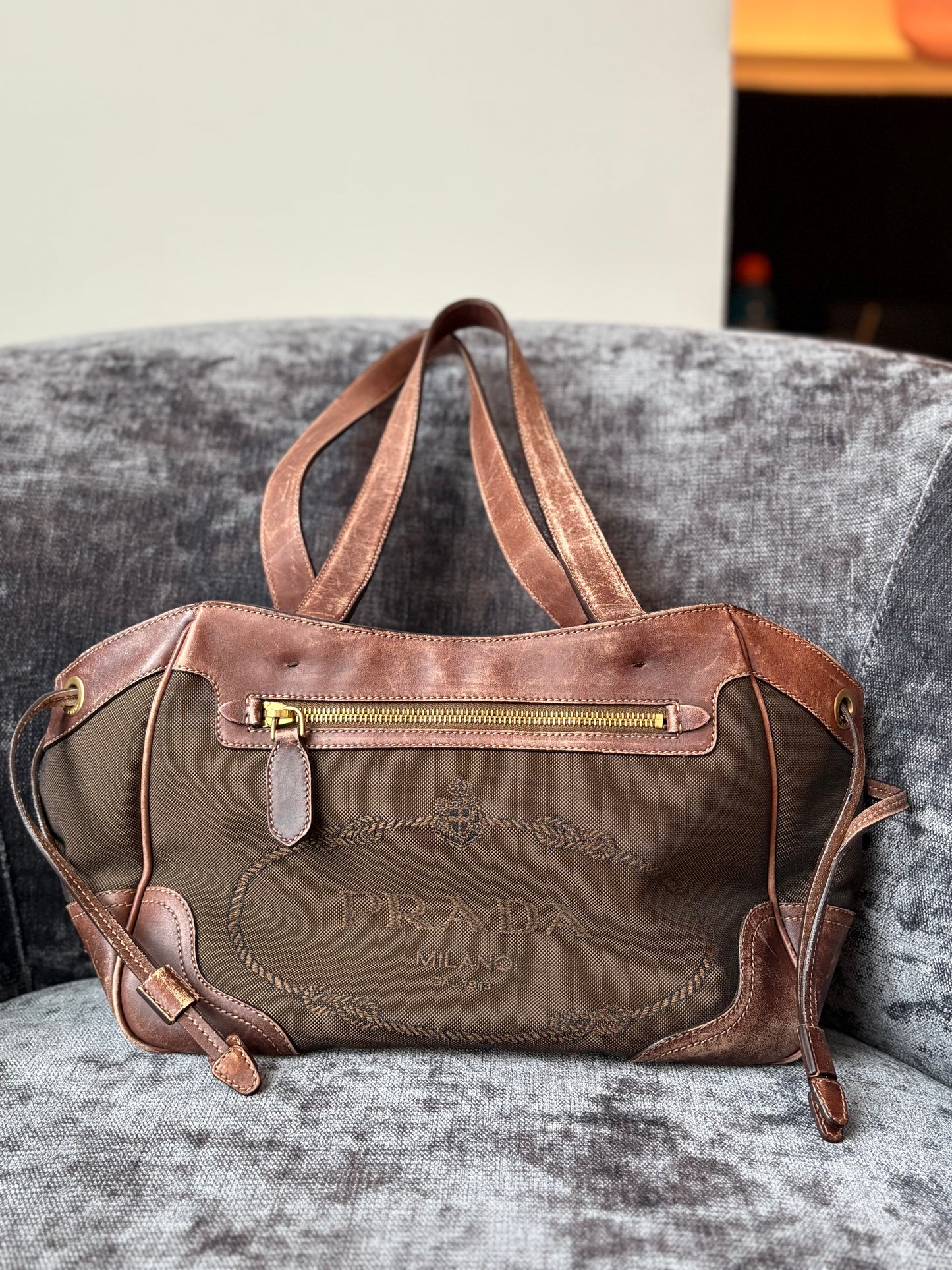 Vintage Prada Tessuto Canvas
