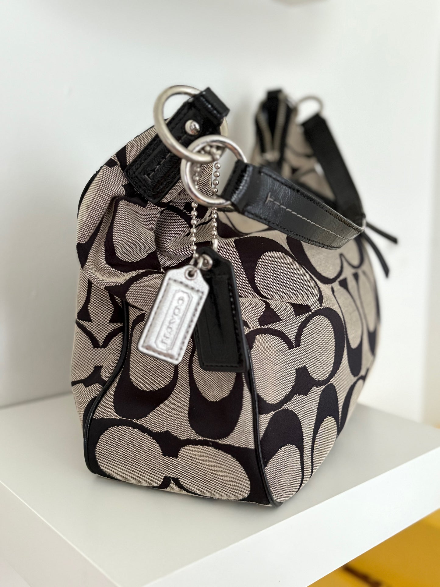 Coach Signature Canvas Hobo Bag Y2K