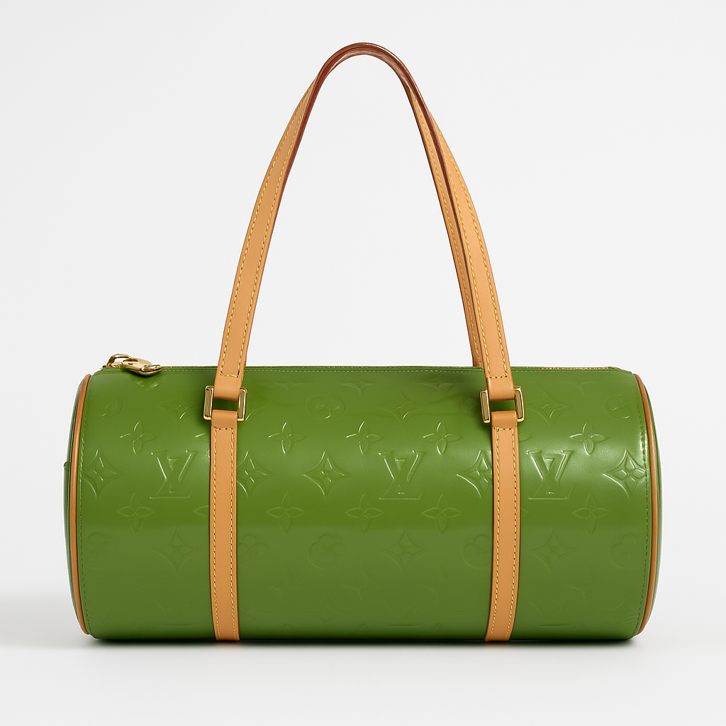 Vintage green Louis barrel bag