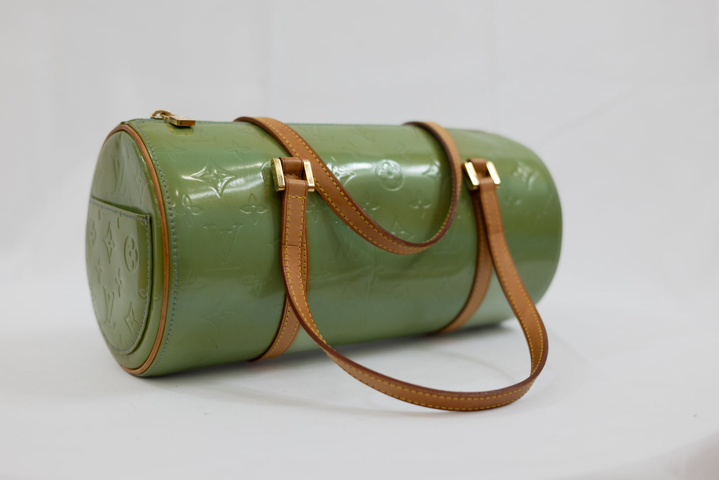 Vintage green Louis barrel bag