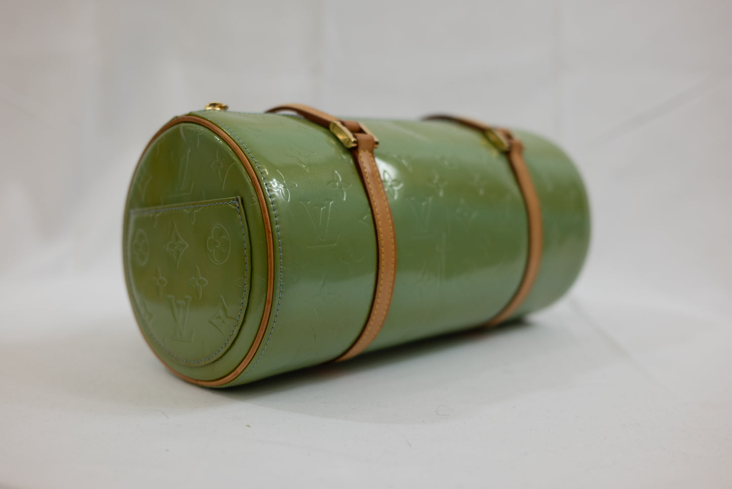 Vintage green Louis barrel bag