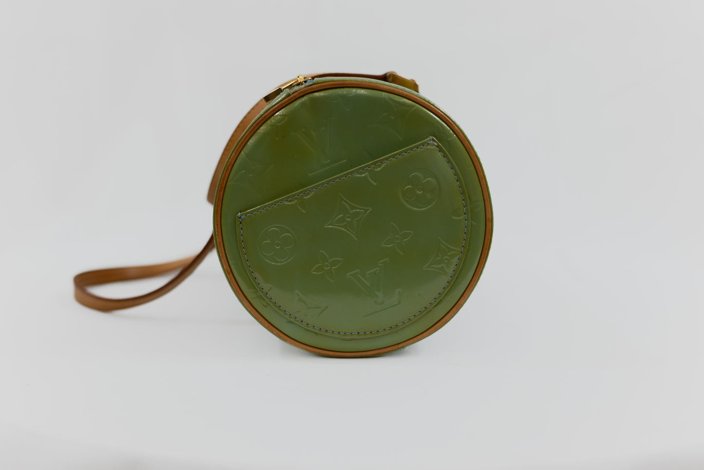 Vintage green Louis barrel bag