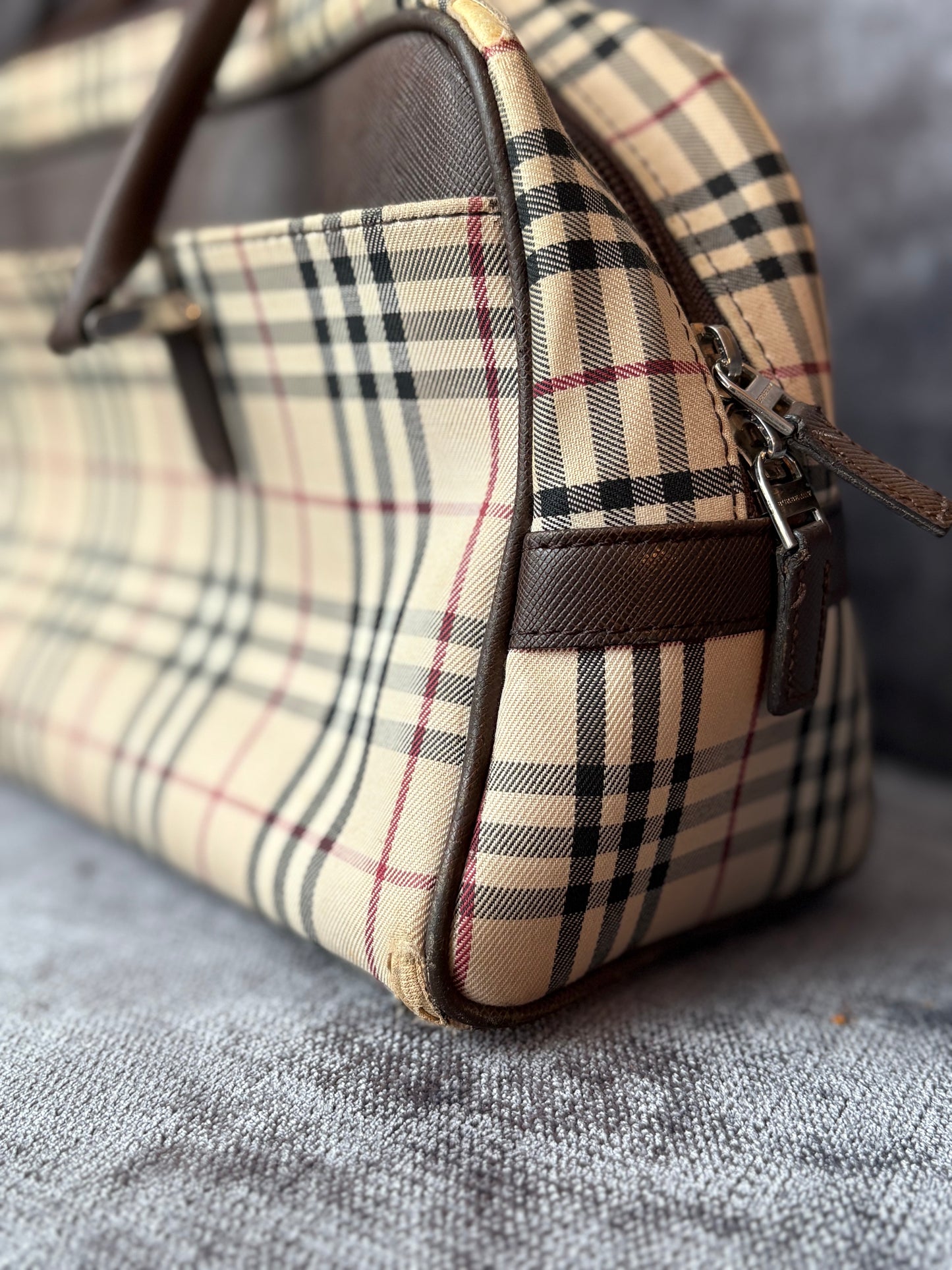 Vintage Burberry Nova Check Tote